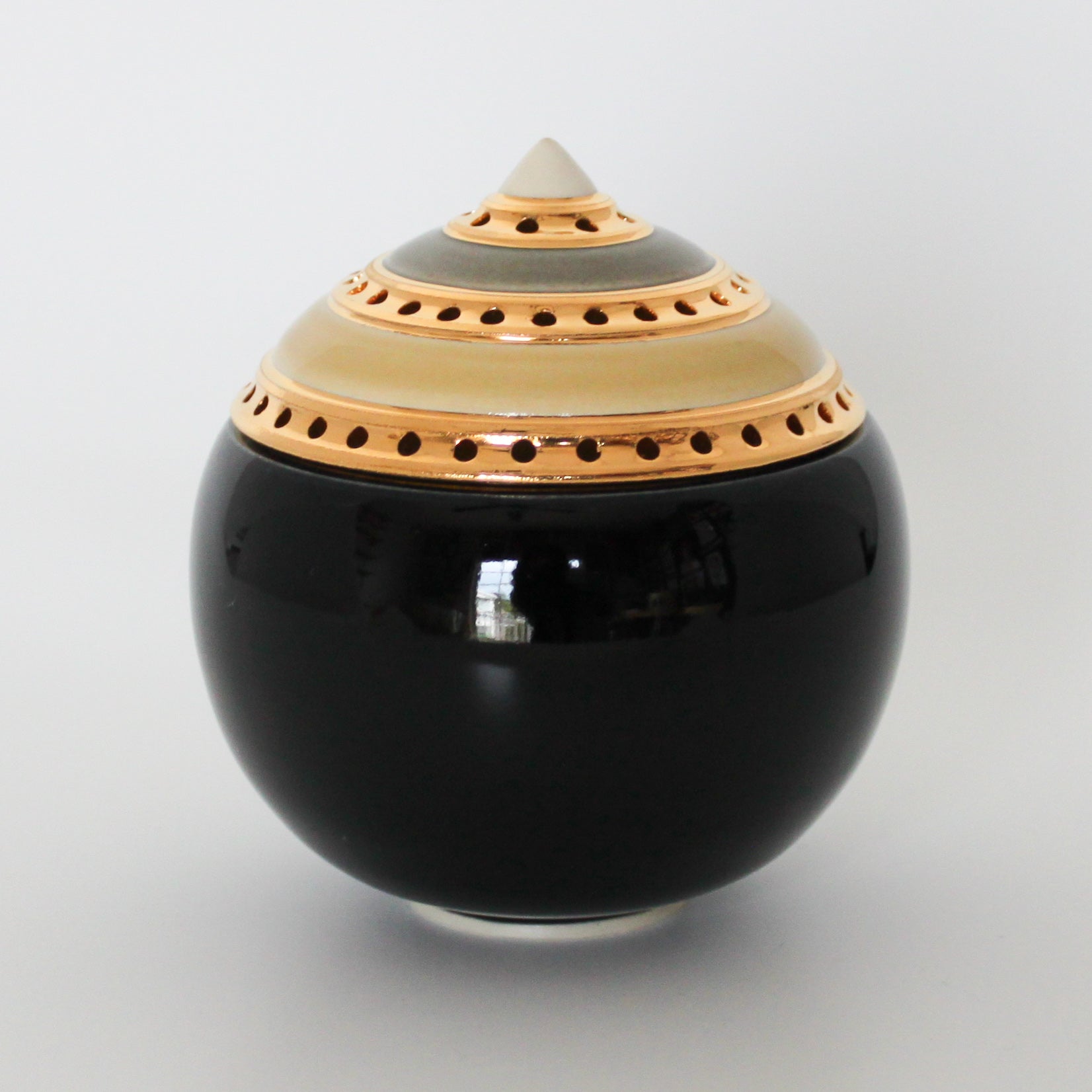 Black/Ochre/Grey/White Incense Burner