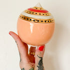 Peach/White/Vermillion Incense Burner